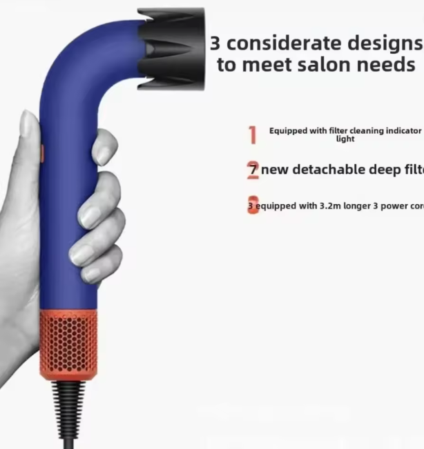 Súper Secador de Pelo Profesional con 4 Cabezales